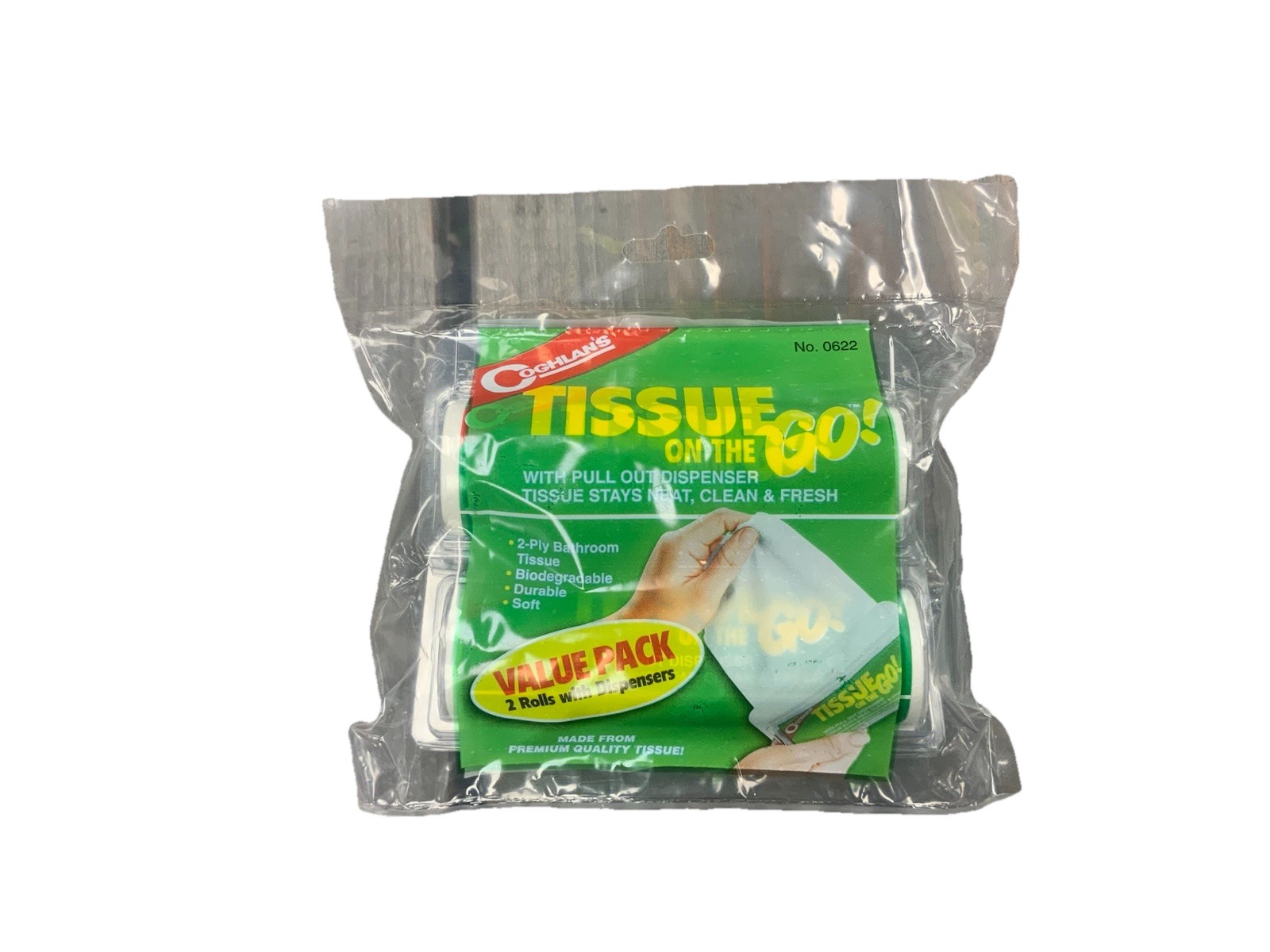 Coghlan’s Tissue On The Go! (2 Pack) Pocket Size w/ Dispensers, Camping Survival