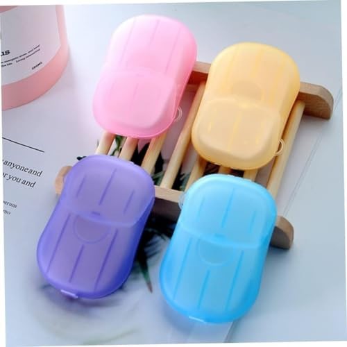 5 Boxes Hand Cleaner Fragrance Mini Color Soap Paper-100 Sheets Colorful