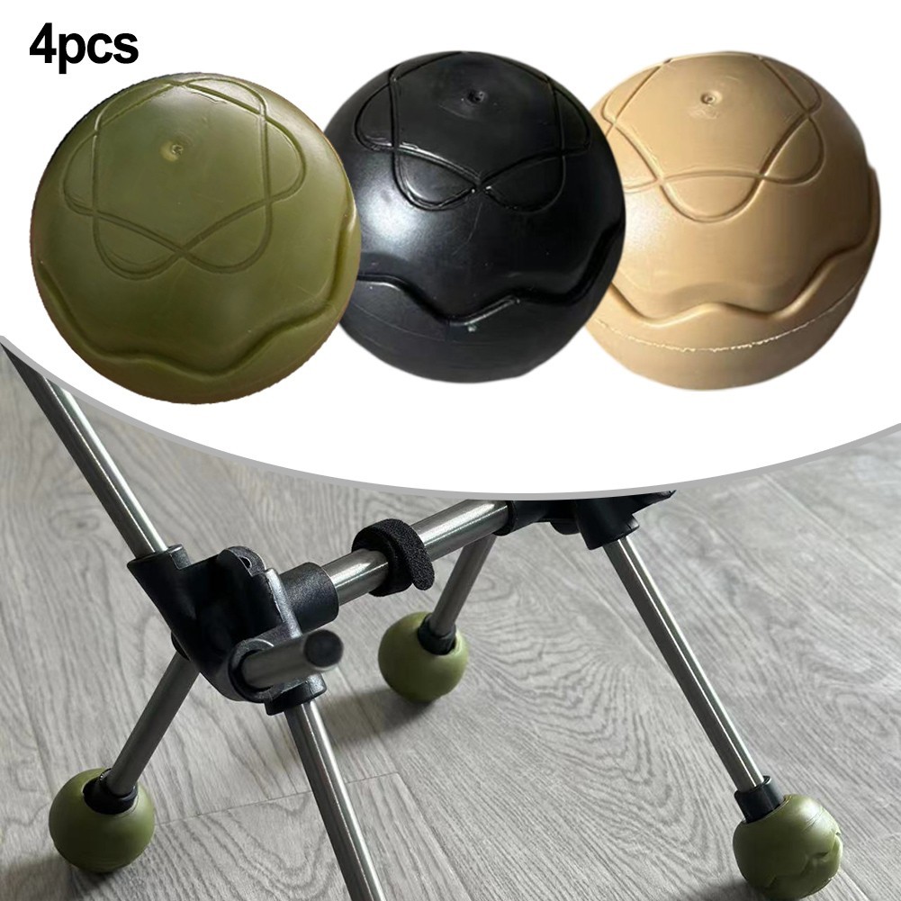 Outdoor Chair Leg Mat Prevents Sinking in Mud Set of 4 Camping Foot Pads