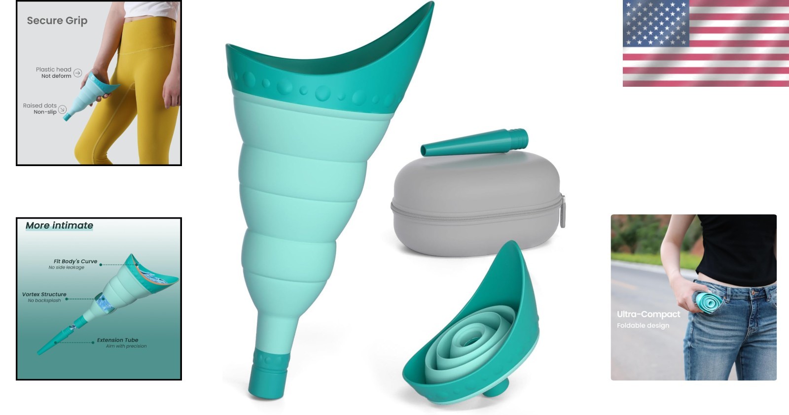 Compact Female Urinal – Portable Pee Funnel for Women Travel