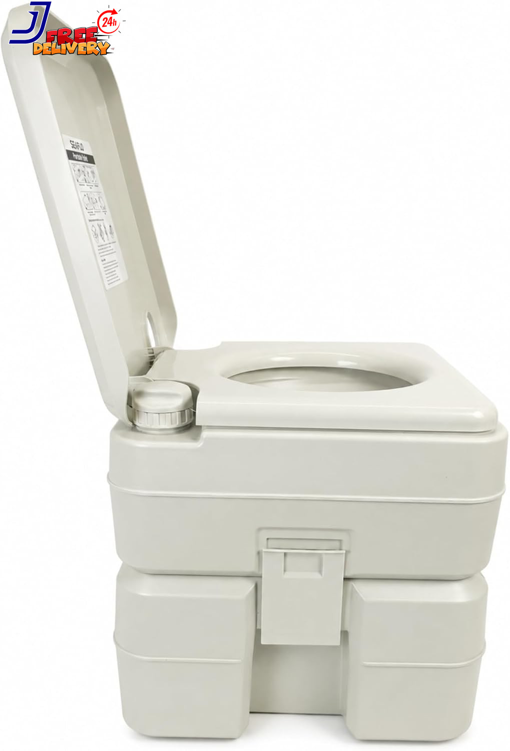 5.3 Gallon Portable Toilet for RV, Boat & Camping Multifunctional Convenience