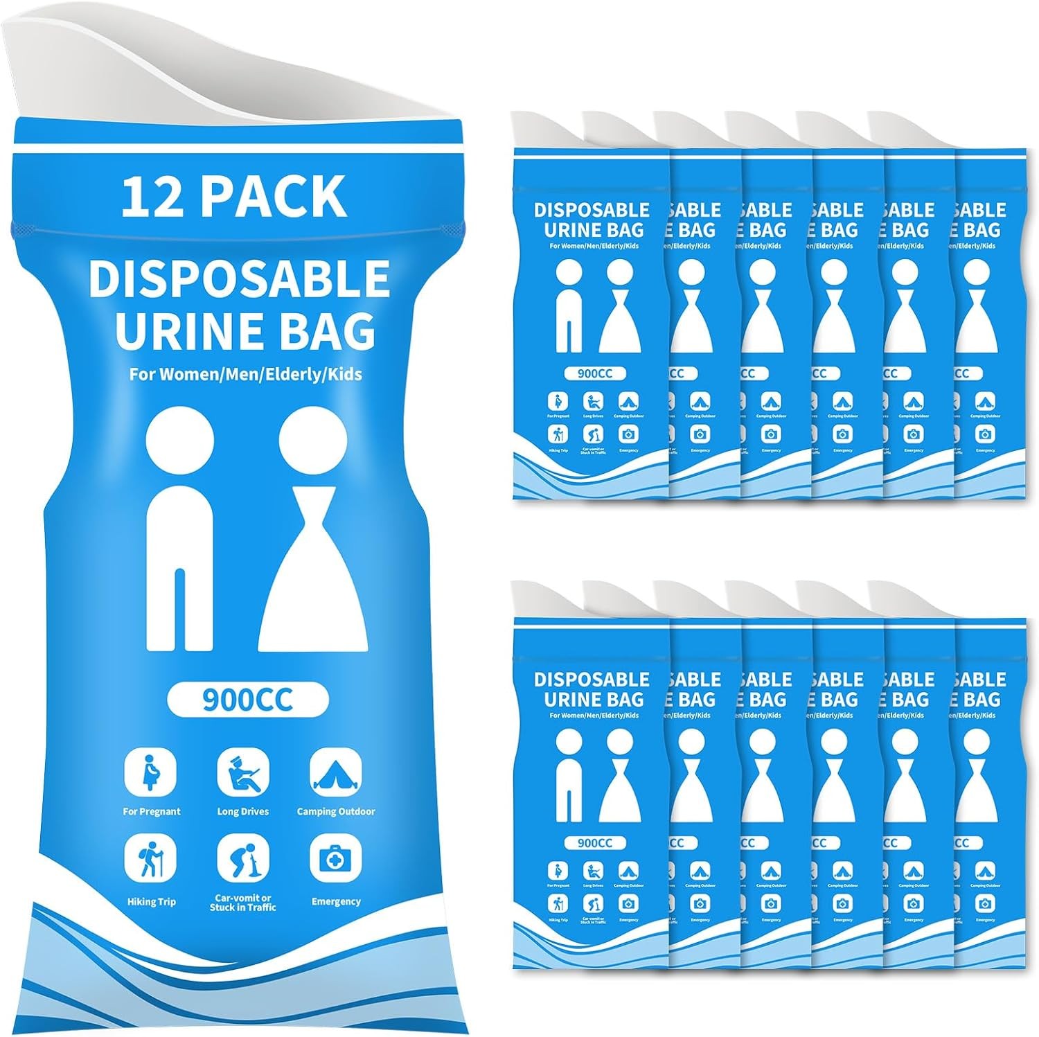 Travel Urine Bags Portable Disposable
