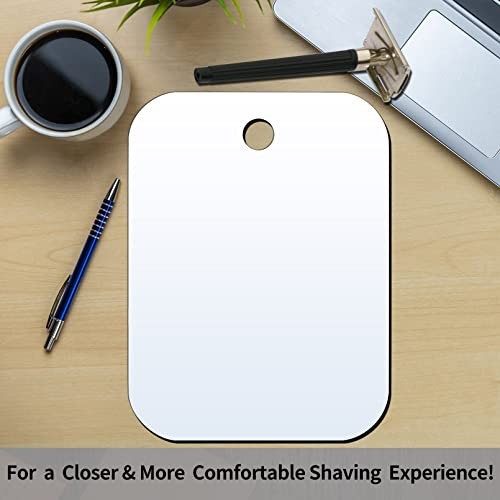 Shaving Mirror, Unbreakable Shower Mirrors, (Medium,2pack(6 inches x8 8″L x 6″W