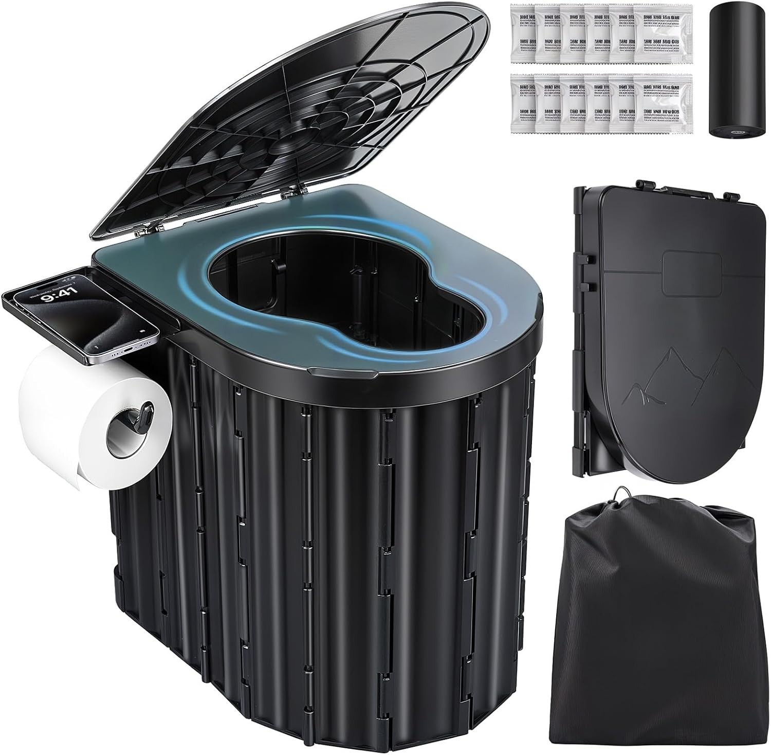 Travel Ready: Lightweight Portable Toilet for Camping, RV, Truck & Beach Use