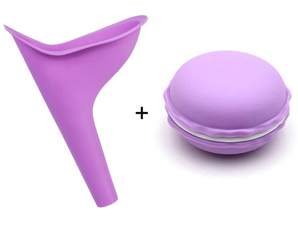Portable Female Urinal Funnel for Women Reusable Travel Camping Hiking Toilet