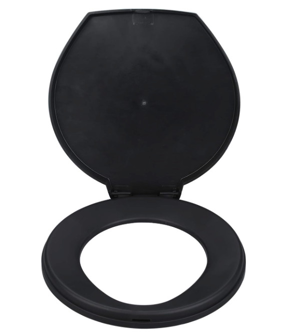 Portable Emergency Toilet Seat for 5 Gallon Bucket Snap-On Camping bucket not in