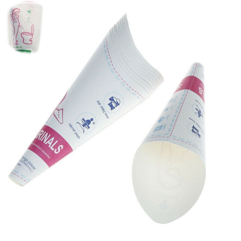 Device 20pcs Waterproof Disposable Funnel Outdoor Women Urination