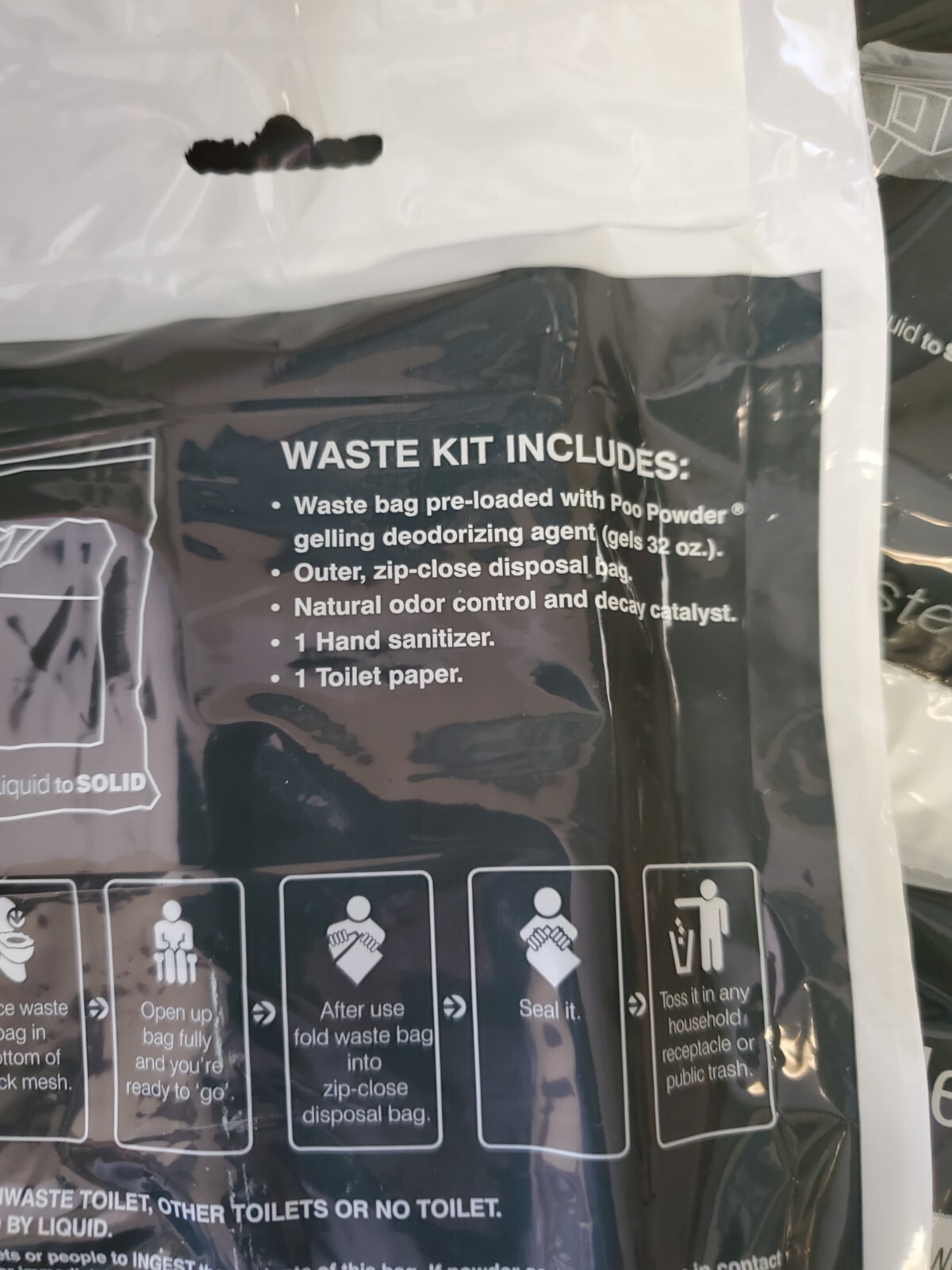 Cleanwaste Go Anywhere Toilet Kit (Pack Of 100) – Camping, WAG BAG