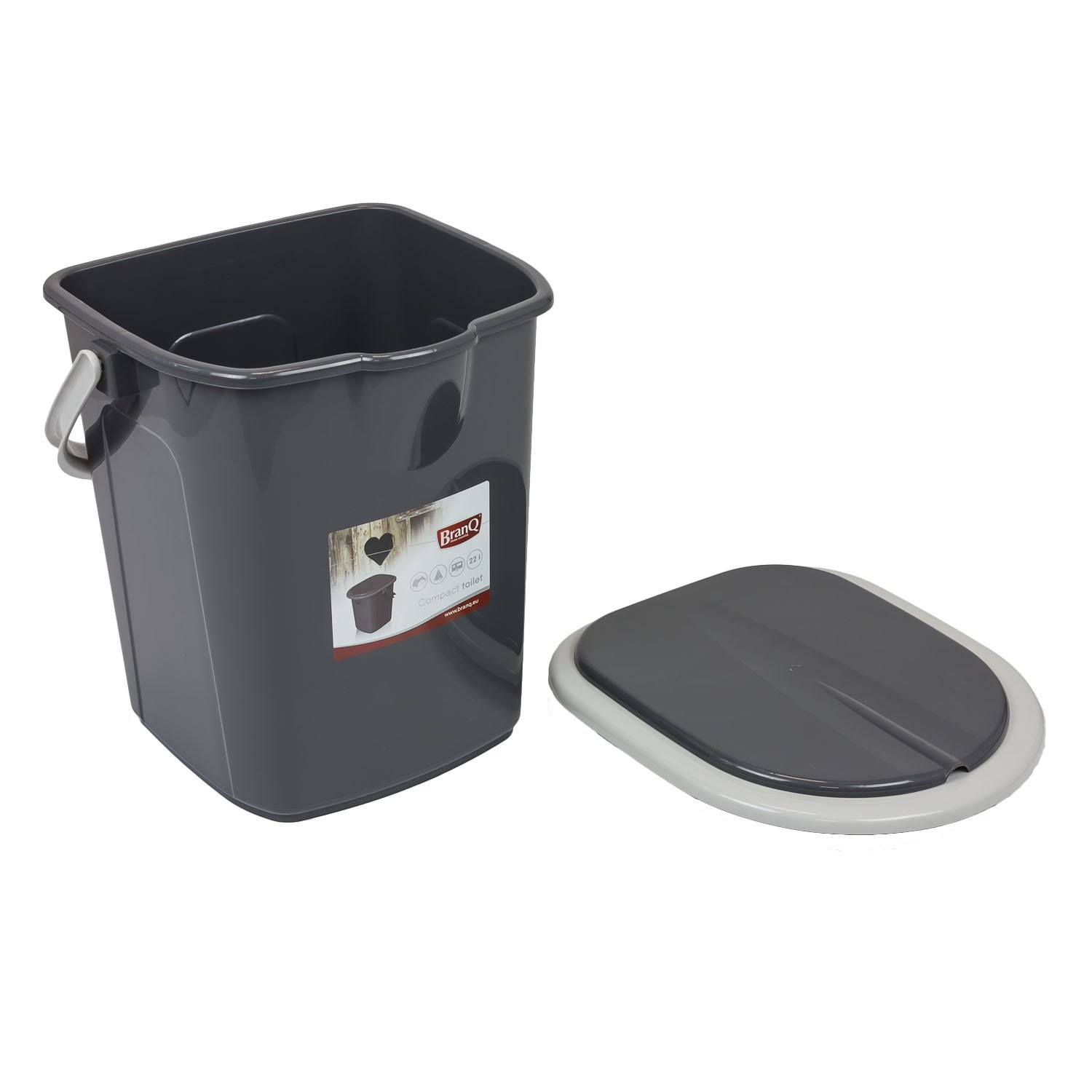 BranQ Home Essential 1306 Camping Toilet, 22L