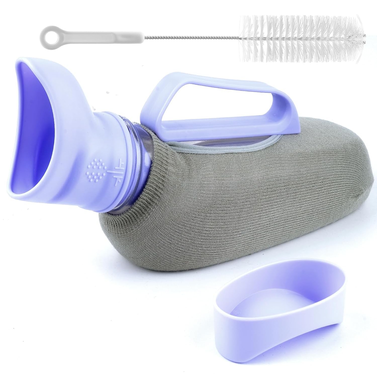 Large Capacity Leakproof Female Urinal Bottle 40oz 1200ml Portable Knitted