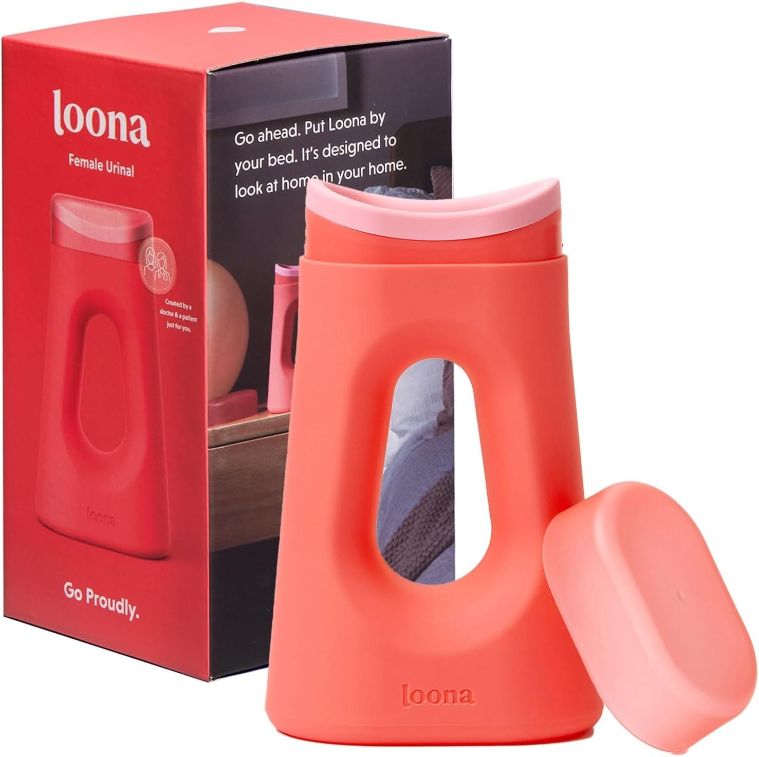 Portable Loona Female Urination Device – 30 fl oz Capacity for Travel & Comfort