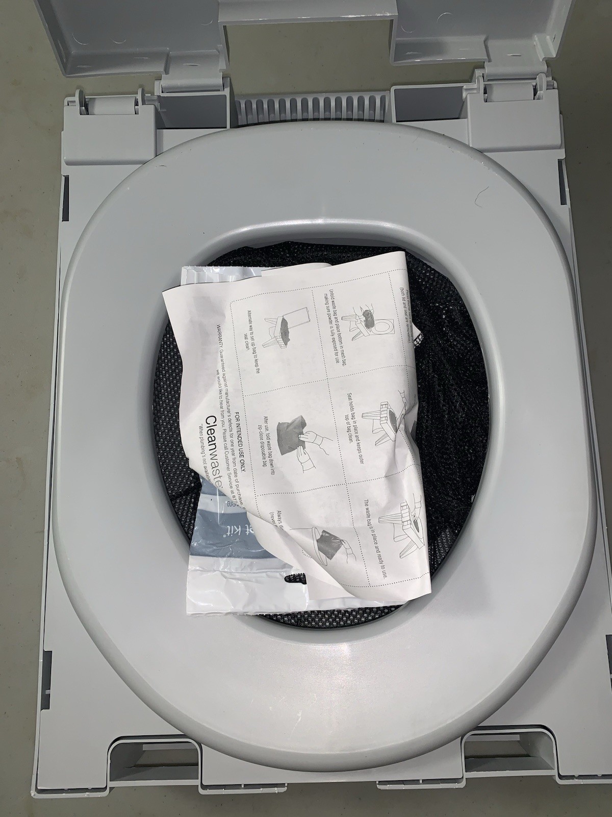 Cleanwaste Go Anywhere Portable Toilet