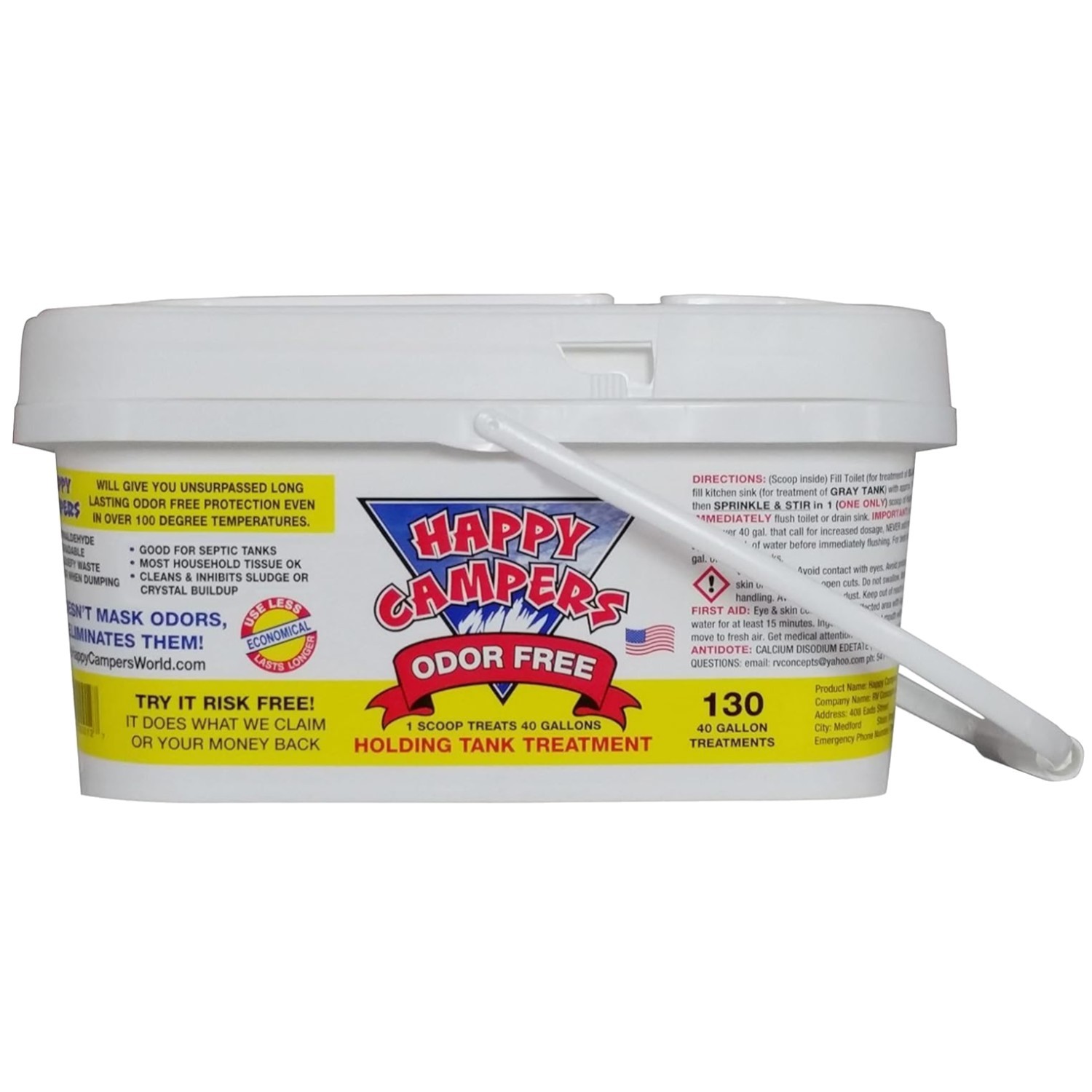 Safe Mineral-Based RV Septic Tank Treatment – 130 Treatments