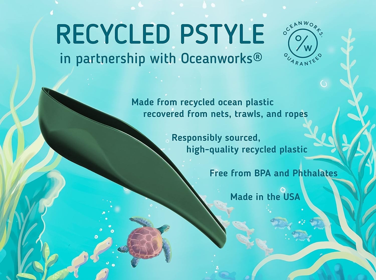 | Recycled Ocean Plastic | Made in USA | Easily Stand to Pee While Fully Clot…