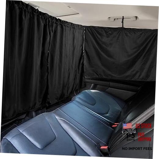 Set of 3 Car Window Shades – 95% Light Blocking Sunshades, 1 3pcs Curtain Set