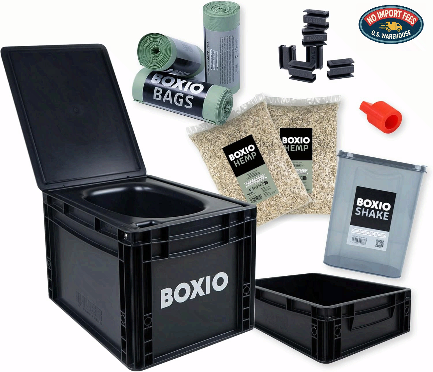 BOXIO TOILET Mini Portable Composting Car Camping Toilet Made in Germany