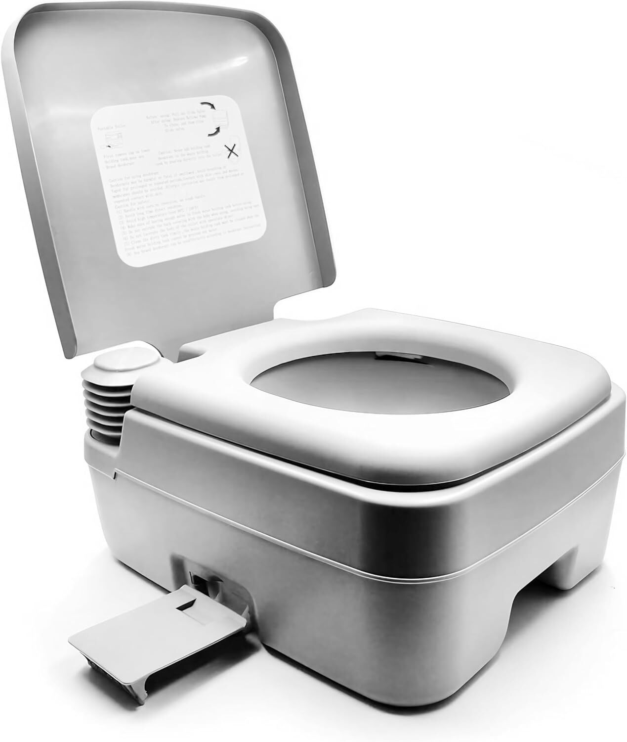 5 Gallon 20L Portable Toilet Flush Travel Camping Commode Potty Outdoor/Indoor