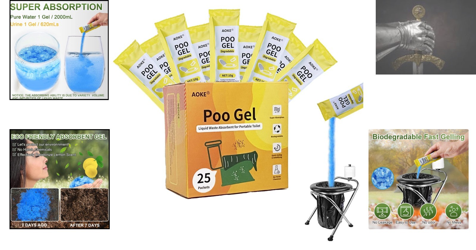 Value Pack of Eco-Friendly Lemon Gel for Effective Waste Treatment – 100 Sticks