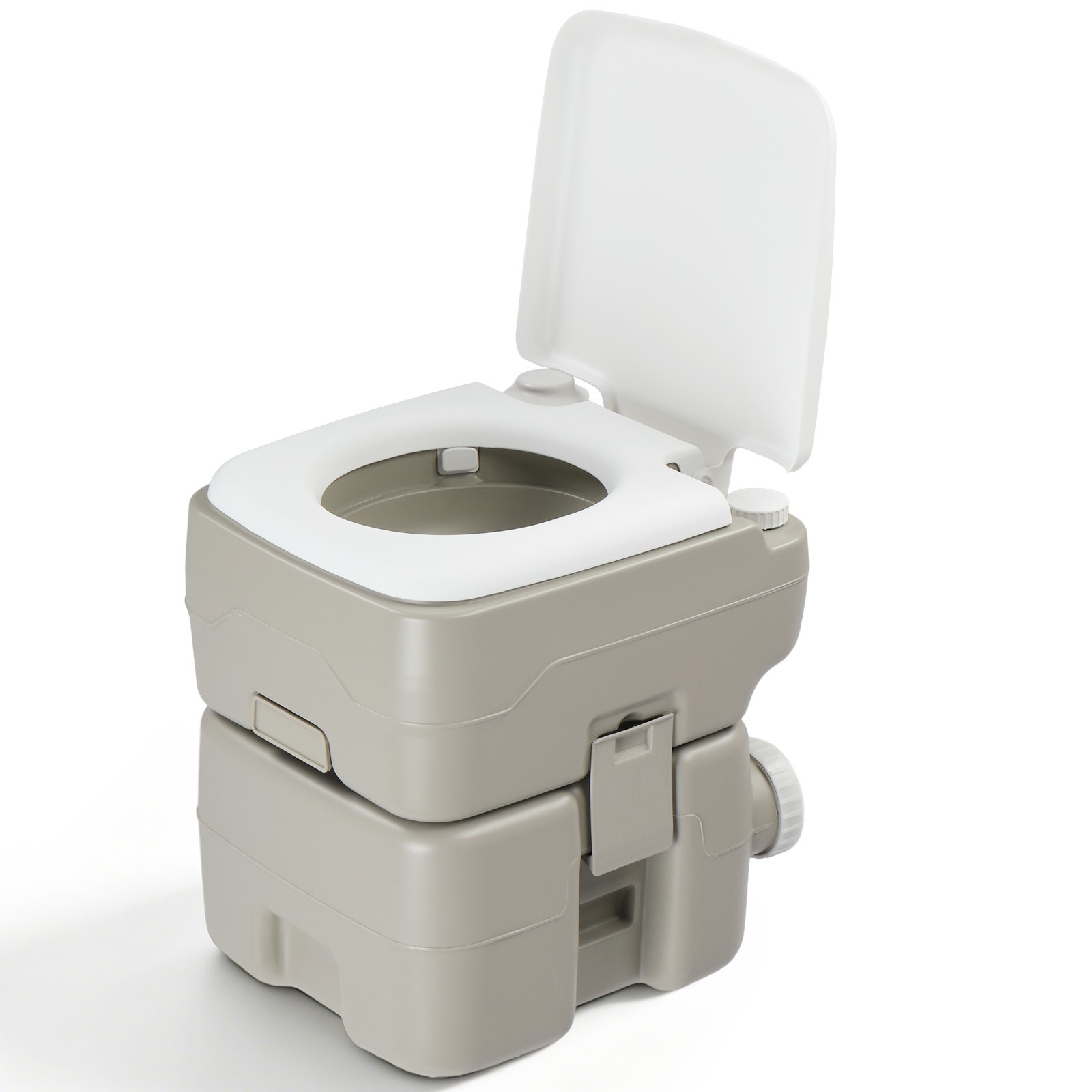 Portable Toilet 5 Gallon 20L Flush porta-potty Outdoor Indoor Travel Camping