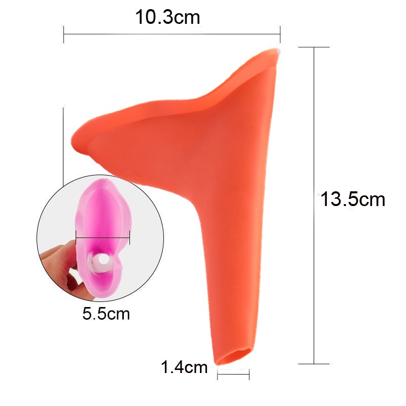 3PCS Reusable Female Urinal Funnel – Compact & Portable Pee Device for Adventure