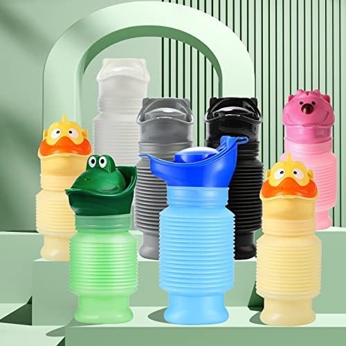Portable Emergency Urinal 2-Pack, 750ml Travel Toilet for Car & Camping, Mini Pe