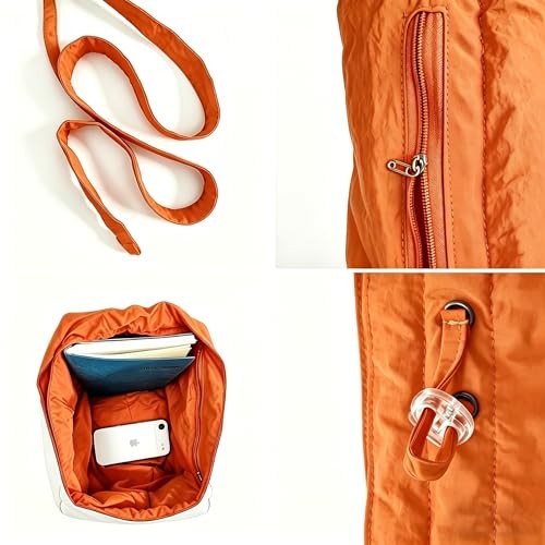 Crossbody bags for women, Crossbody Bag men, fun bag, novelty bag,for Orange
