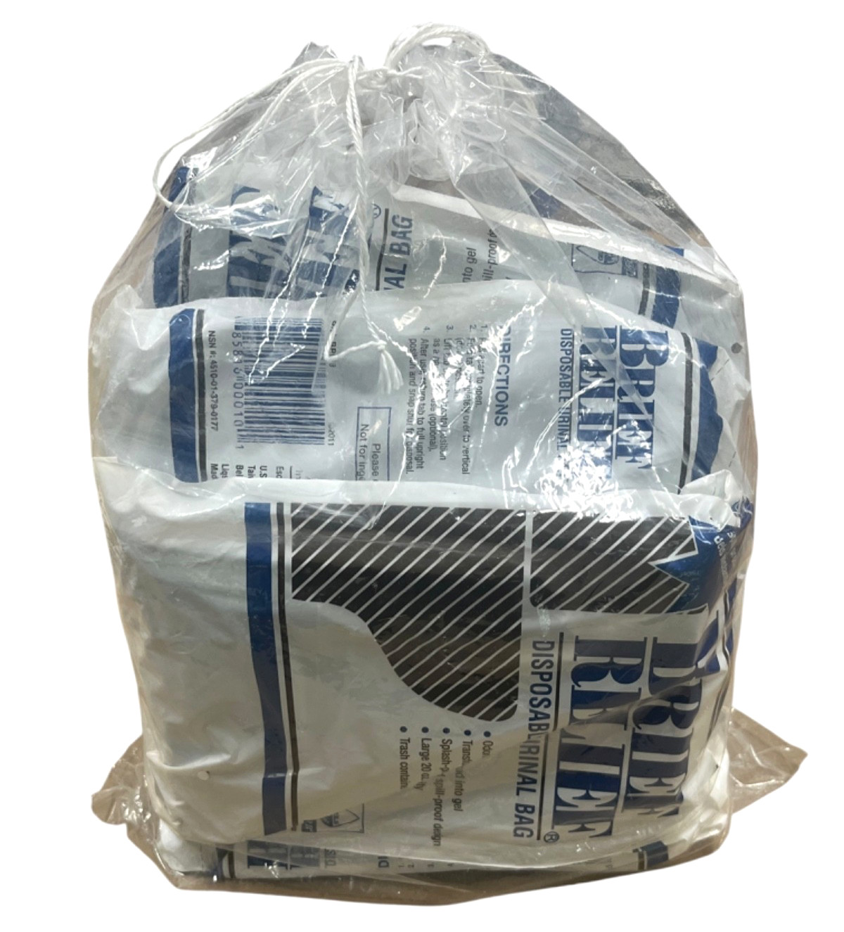 Lot of 10 Brief Relief Disposable Urinal Bags Large 20oz Emergency No Odor BR608