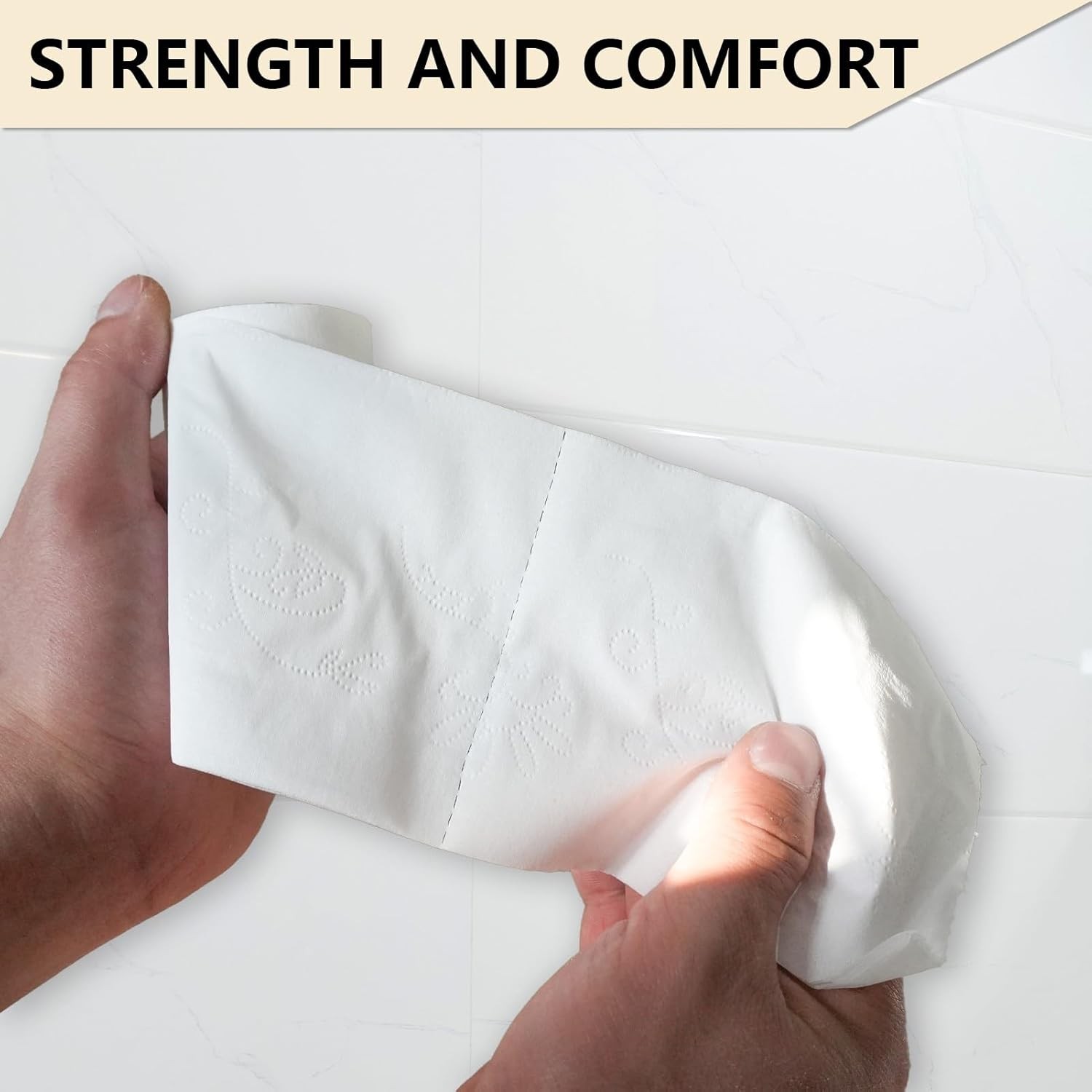 12 Packs Camping Toilet Paper 4-Ply Travel Toilet Paper RV Picnic Hiking Fishing