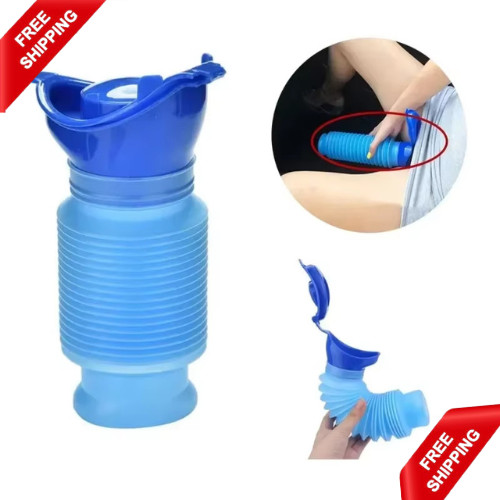 Male Female Portable Urinal Travel Camping Car Toilet Pee Bottle Emergency Kit