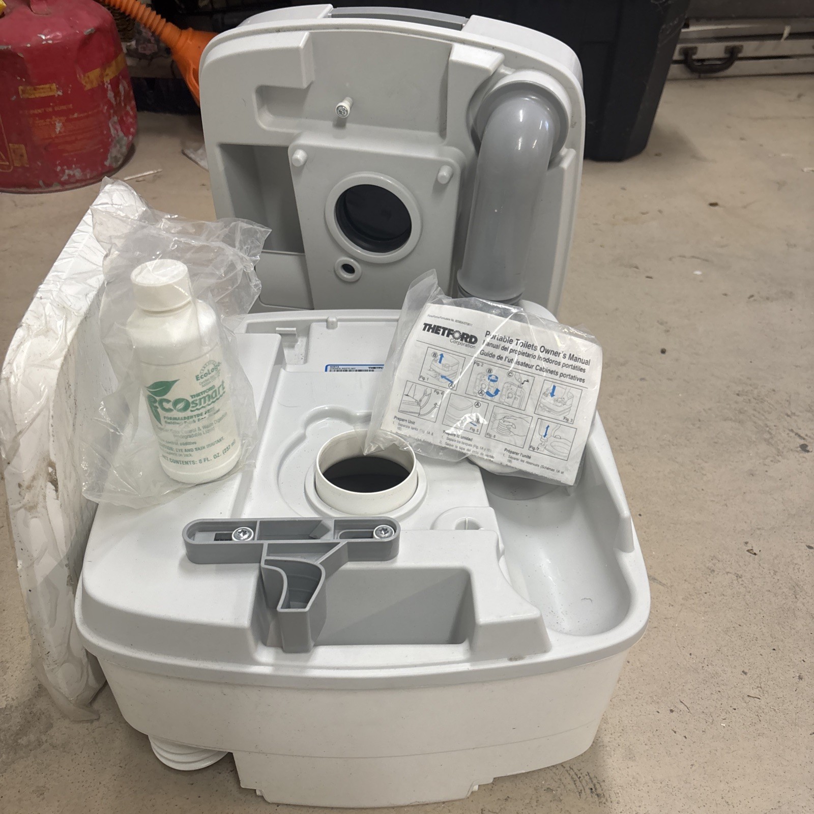 THETFORD 92820 PORTA POTTI 365 Portable Camping Toilet, RV Camper Trailer