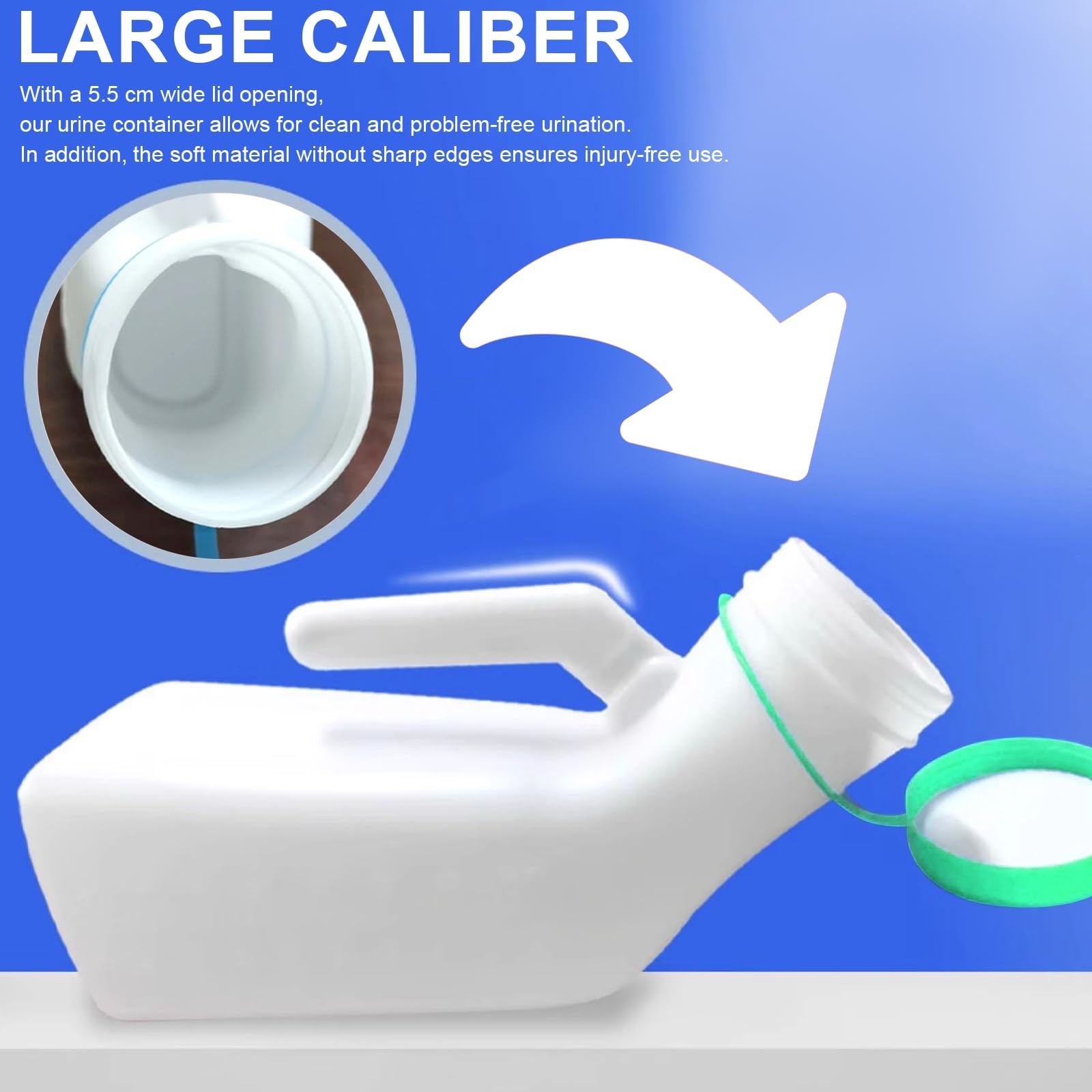 1000ml Urine Bottle for Men, Pee Bottle for Men, Urine Bottles Male…