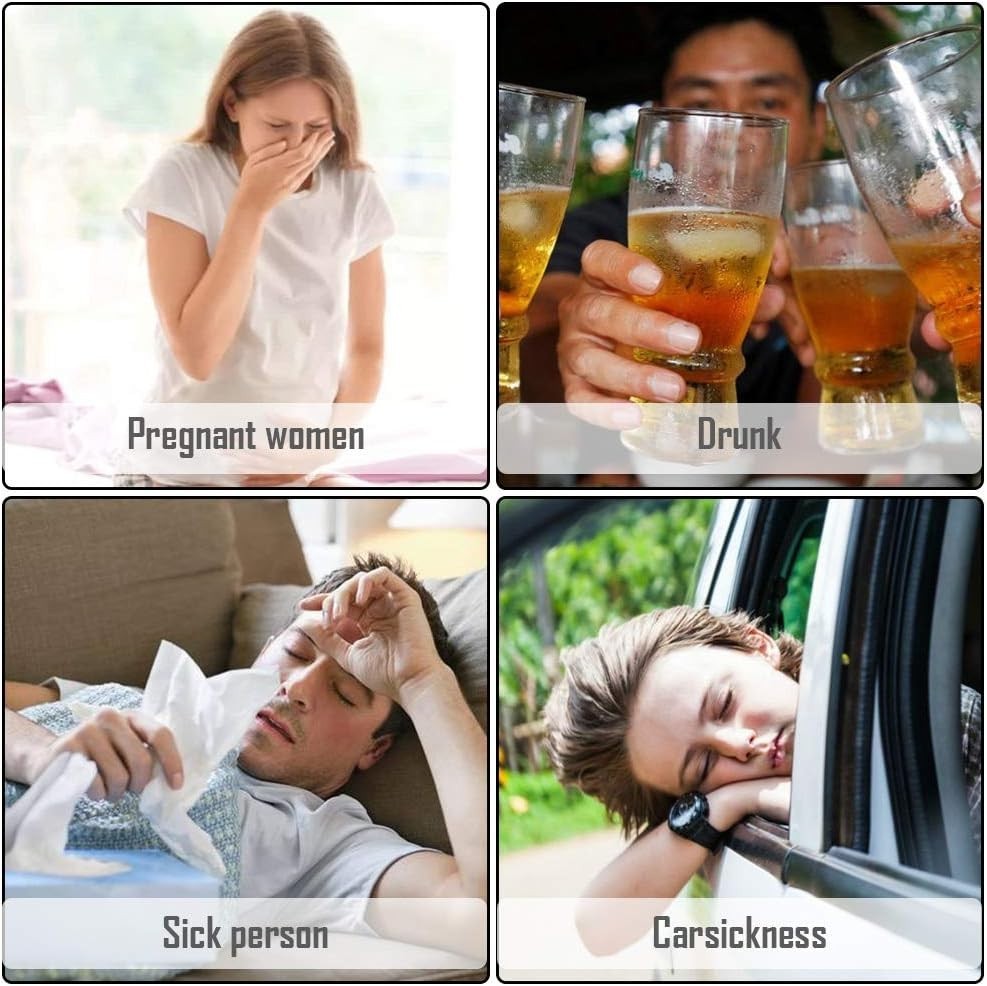 50 Pack Emesis Bag, Disposable Vomit Bags, Aircraft & Car Sickness Bag, Nausea B