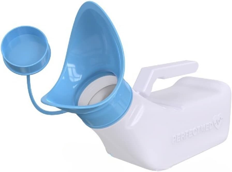 Female Urinal Spill Proof 32 oz Portable Women Bed Pan Travel Essentials