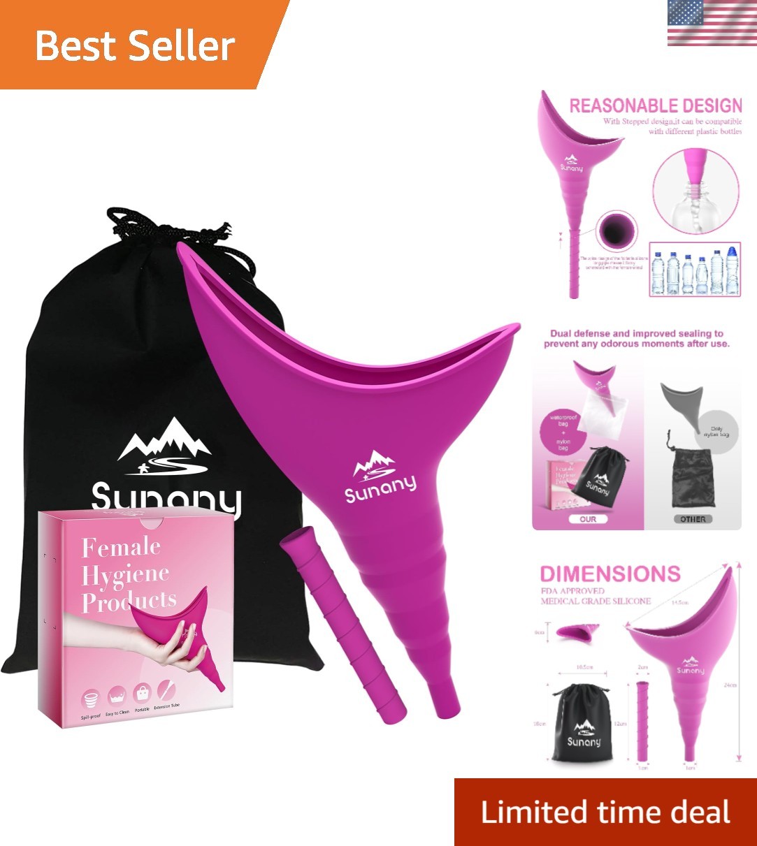 Lightweight & Odor-Free Women’s Urination Device – Your Travel Companion