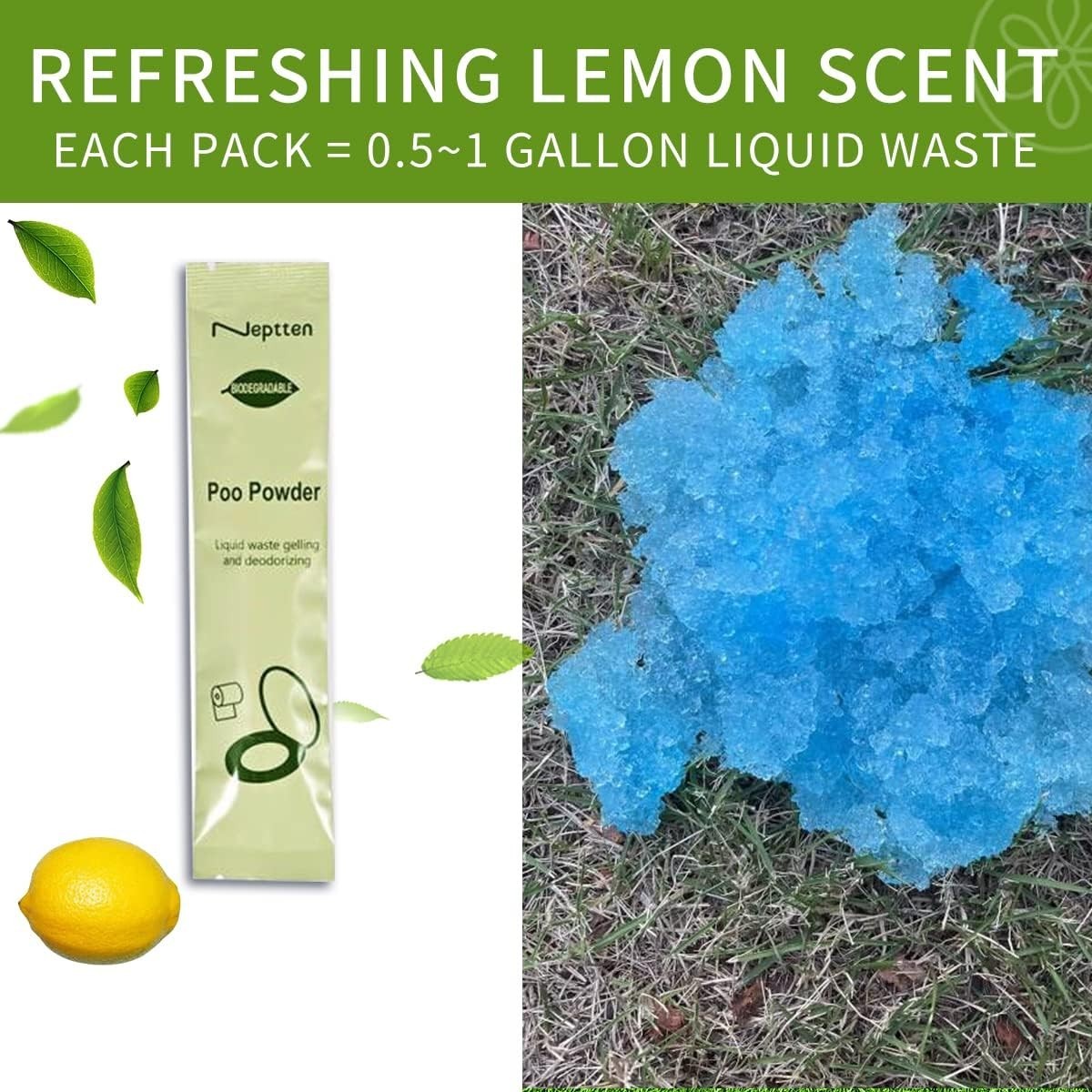 Emergency Portable Toilet Gel – Safe & Effective Degradable Solution for Camping