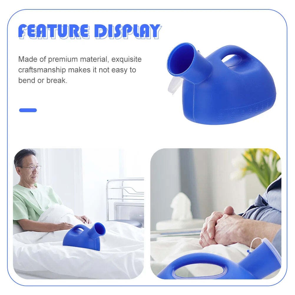 Bottle Pee Urinal Potty Cup Male Men 2000Ml Campingurine Proof Spill