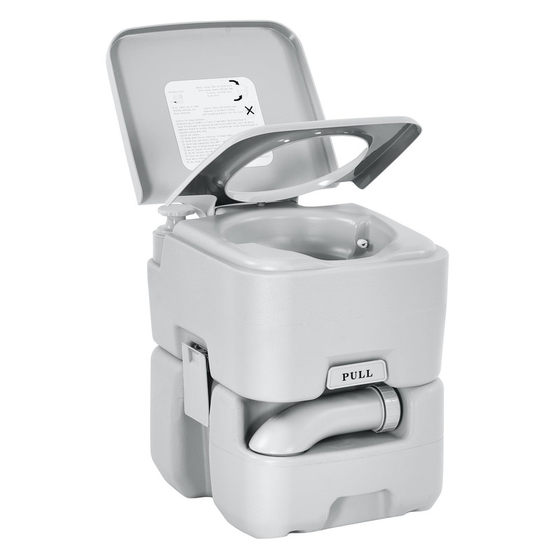 Yitahome 5.3 Gallon Portable Travel Toilet Rv Potty Upgrade Double Outlet Water