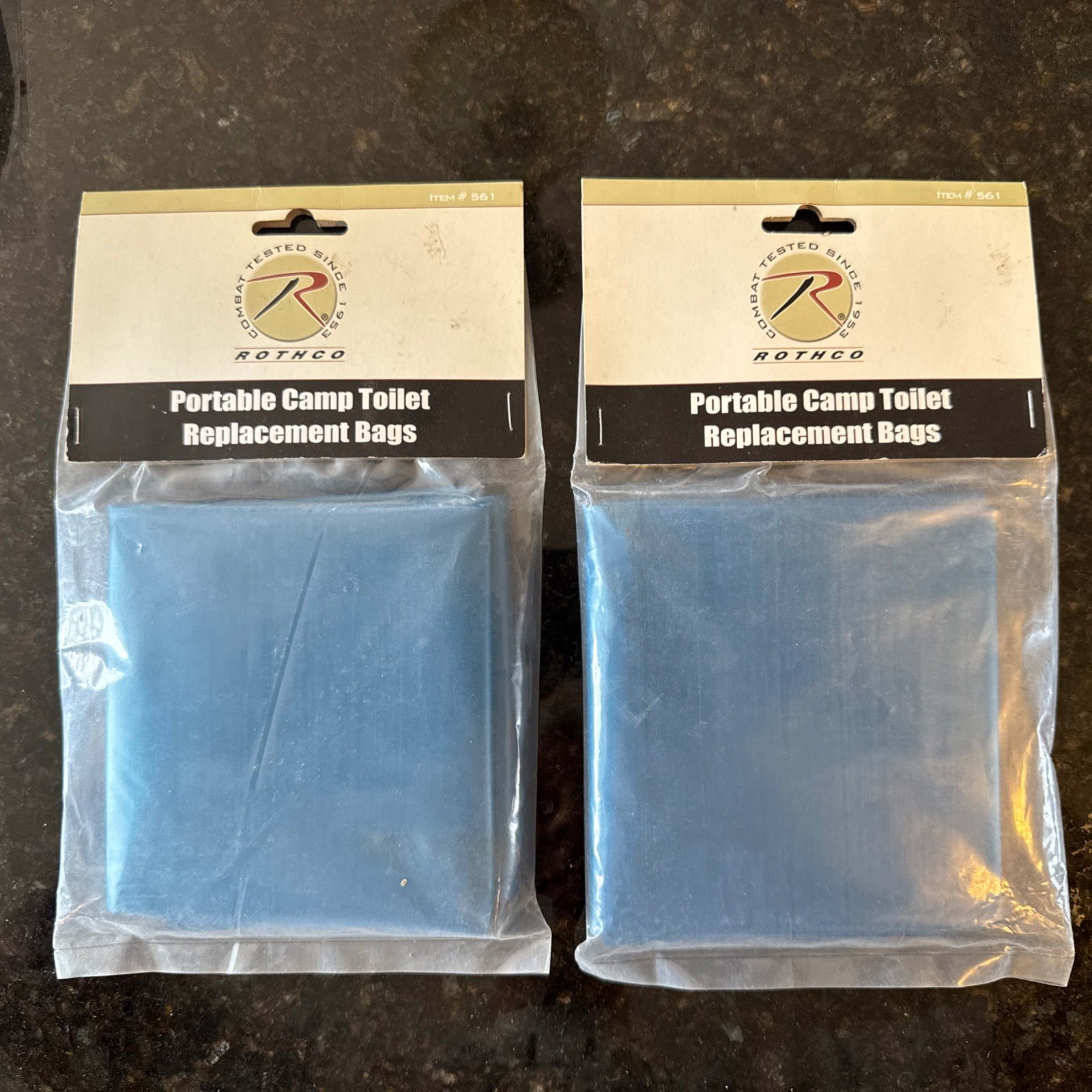 20 Rothco Portable Camp Toilet Waste Bags #561