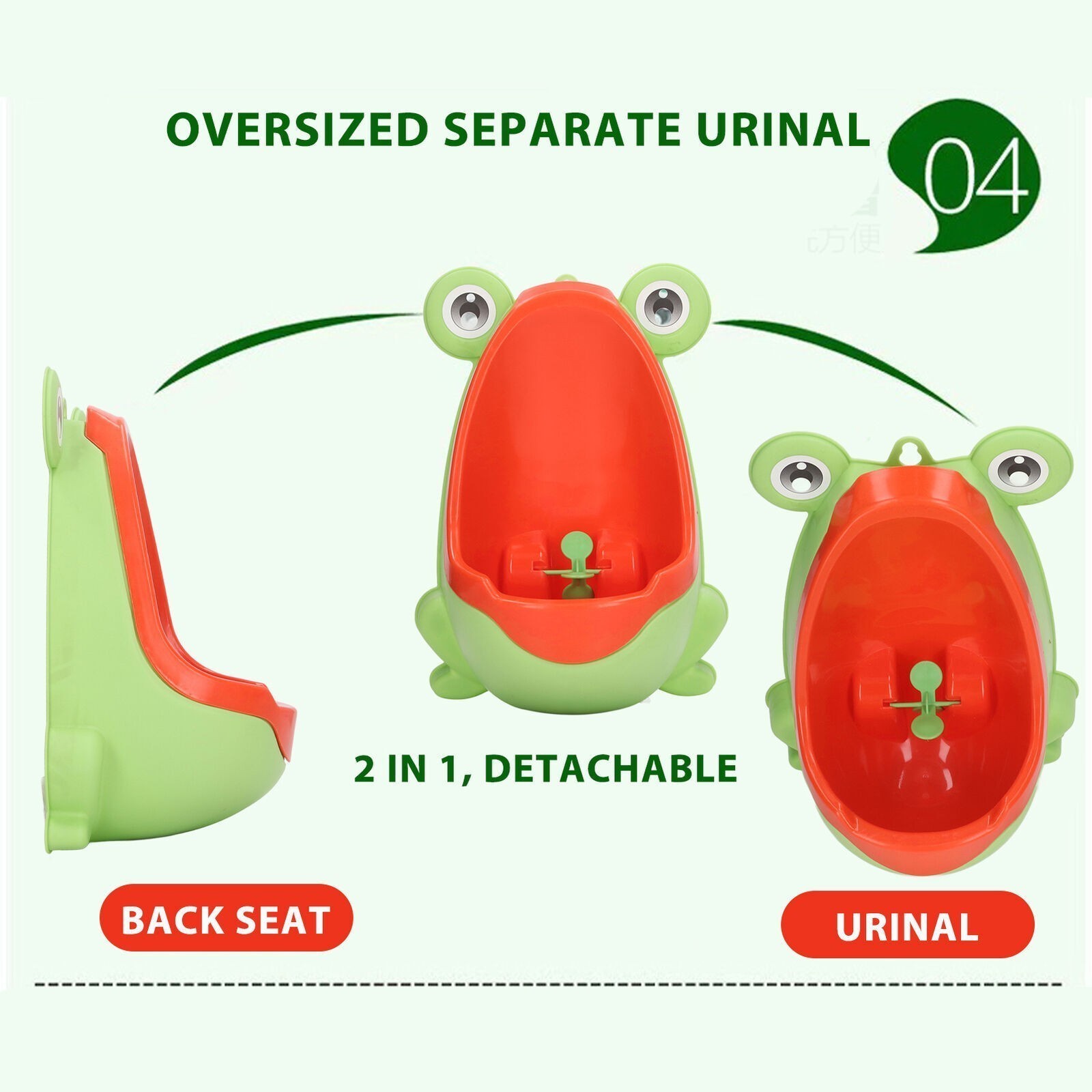 Children Urinal Funny Aiming Target Plastic Wall Mounted Potty Training Urinal