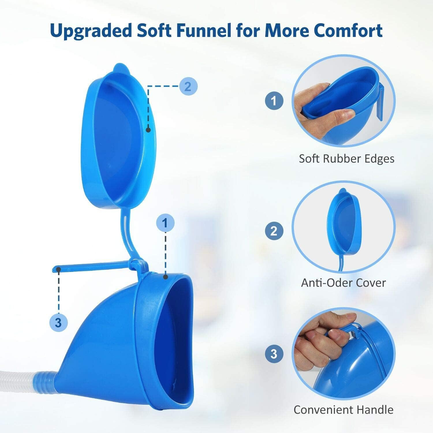 Portable Urinals for Men Women Urine Bottle Spill Proof Female Male Pee Bottle U