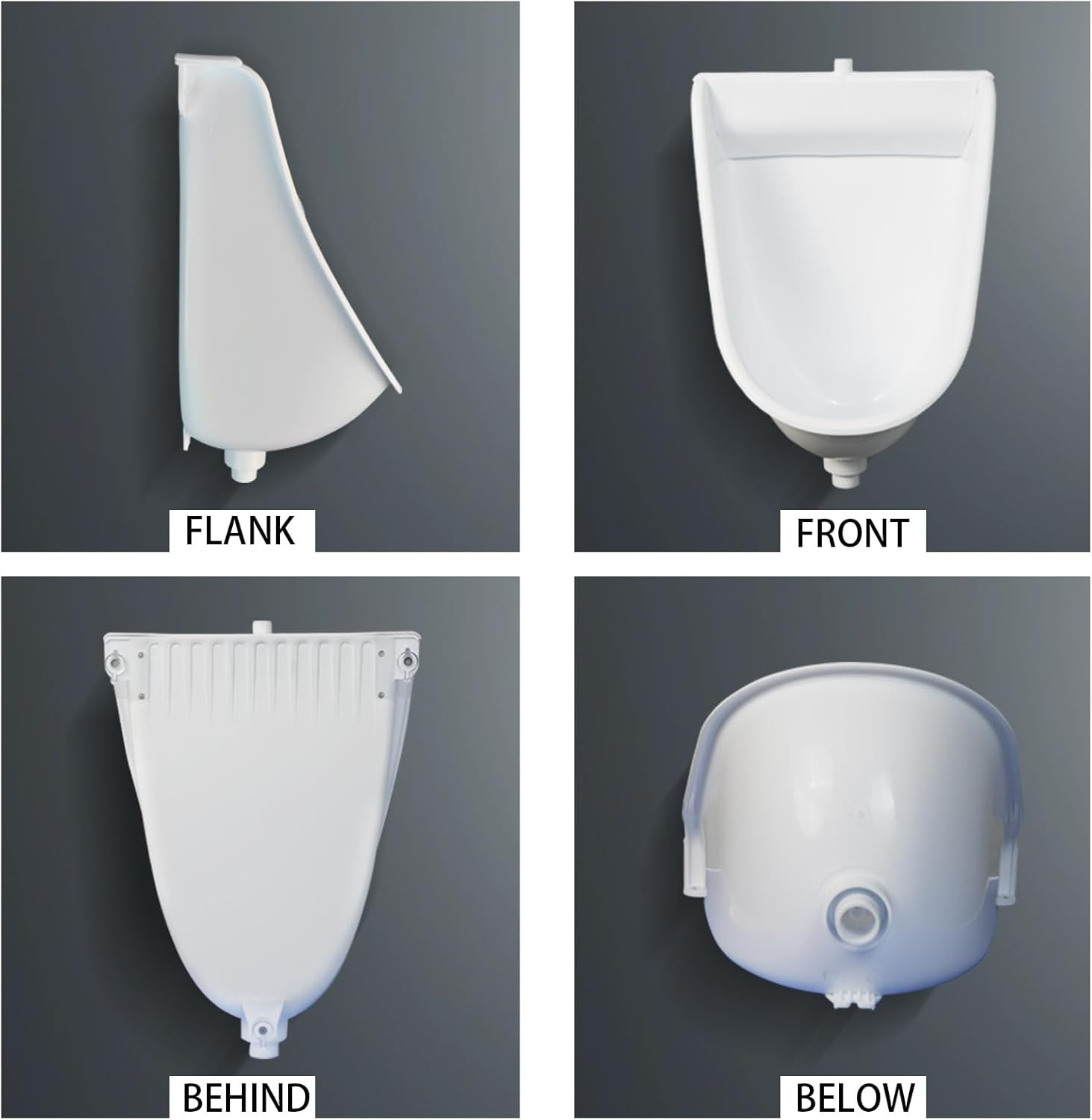 Wall Mounted Waterless Urinal for Men – Ideal for Garage, Shed, or RV