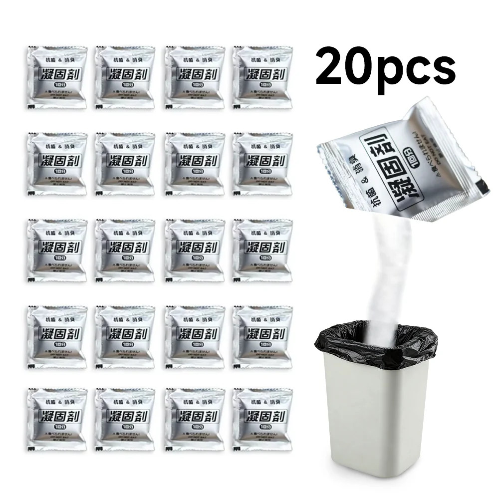 120-12PCS Camping Toilet Chemicals Liquid Waste Gelling Deodorizing Powder Eco A