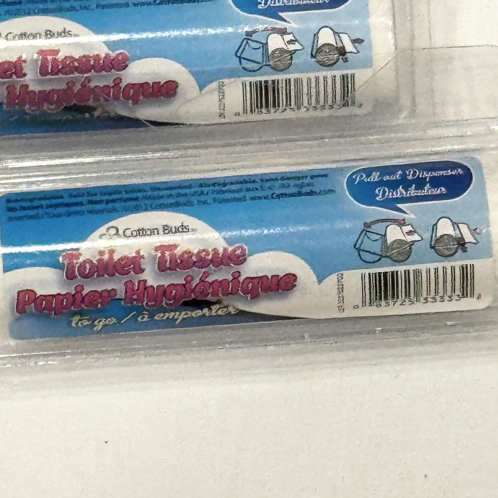 Cotton Buds Toilet Paper To Go – Lot of 6 Rolls SEALED