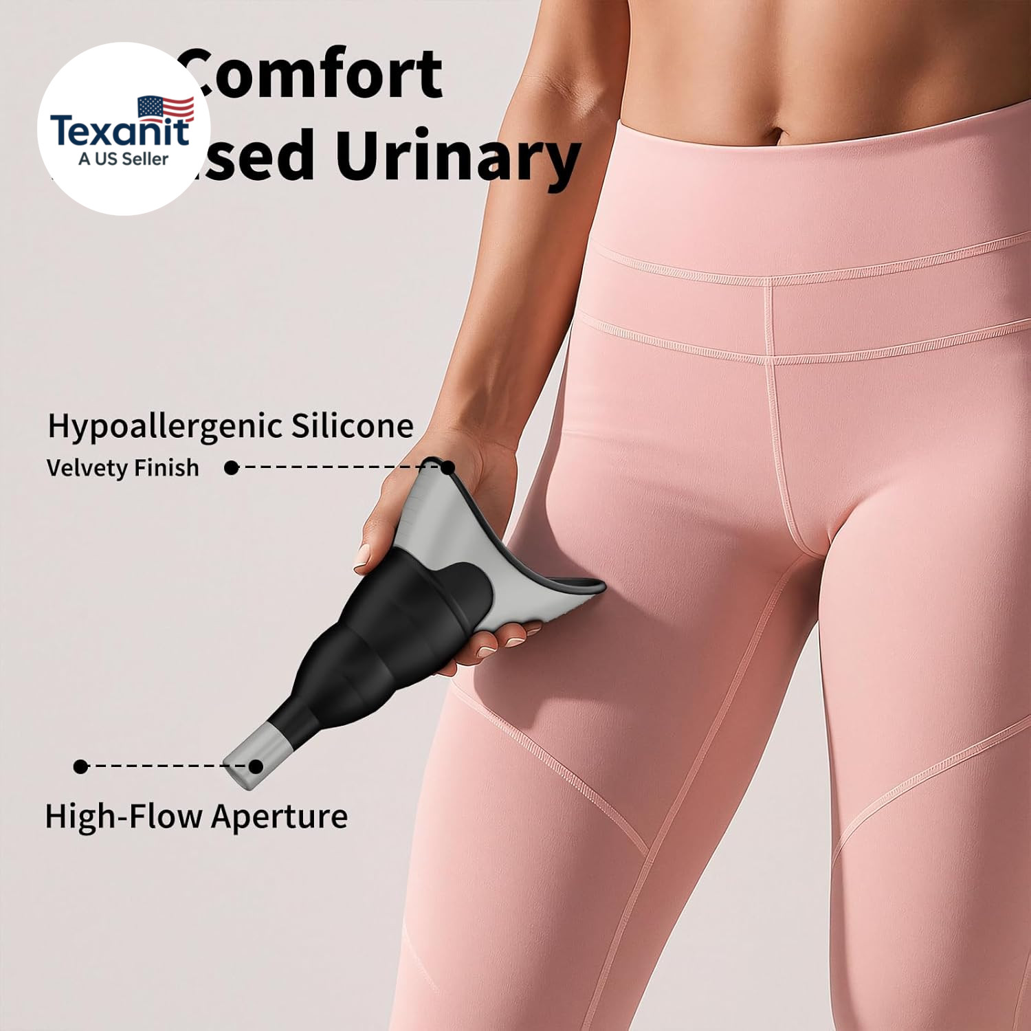Female Urination Device – Female Urinals for Women with Storage Pouch, Pee Funne
