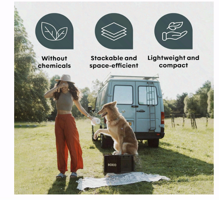 BOXIO TOILET Plus Portable Composting Car Camping Toilet Made in Germany