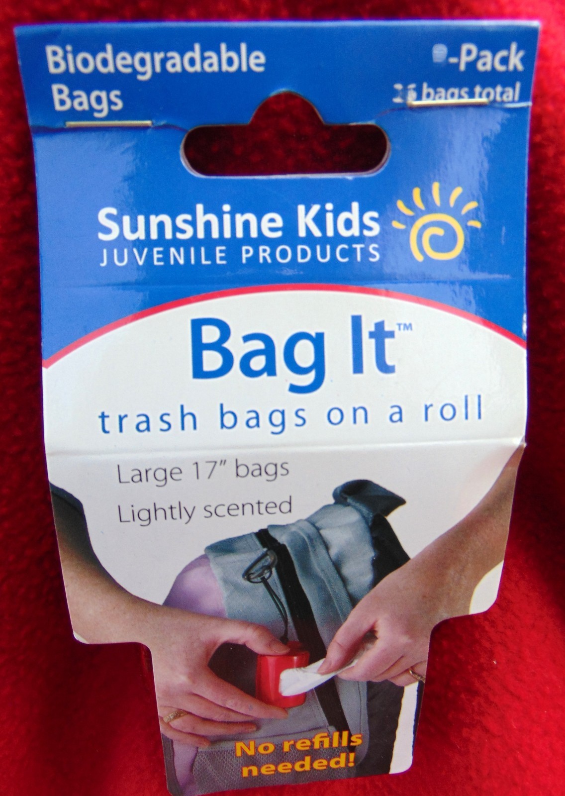 “BAG IT” ~ TRASH BAGS ON ROLLS ~12 LARGE BAGS PER ROLL ~ HIKERS & BACKPACKERS