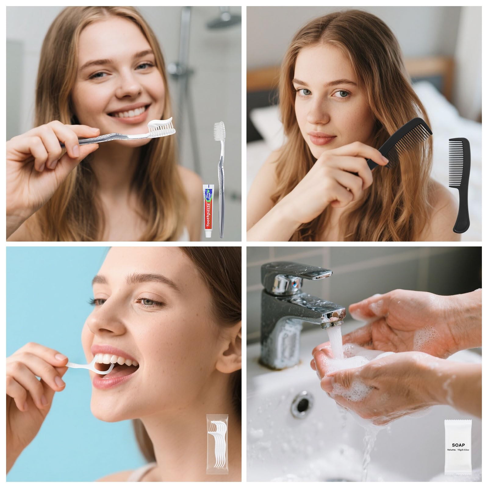 Travel Toothbrush Kit, Hygiene Kit Comes in A Double Sealed Individual Packag…