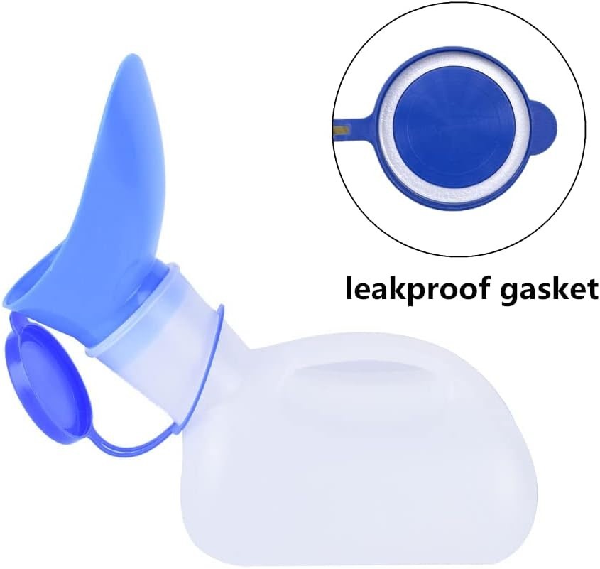 Travel-Friendly Urinal for Men & Women – Compact 32 oz with Splash-Free Lid