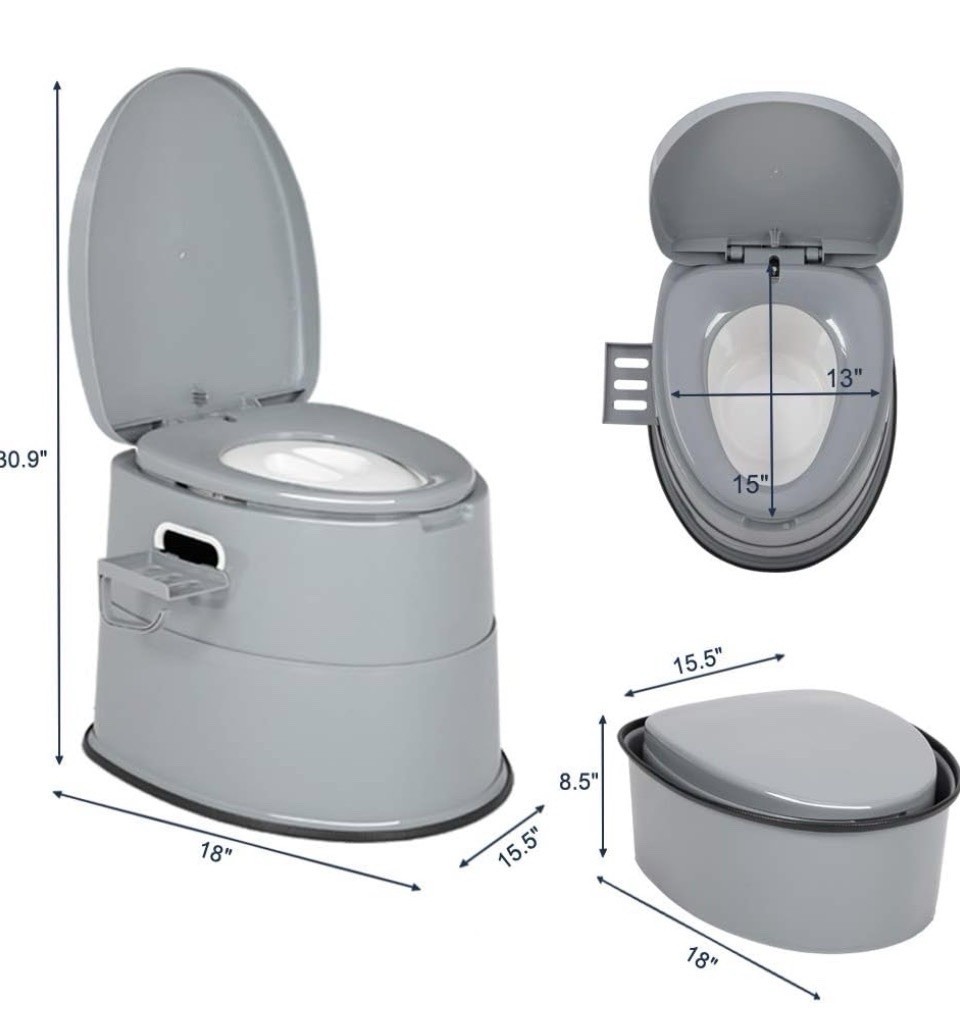 New Portable Toilet With Detachable Inner Bucket