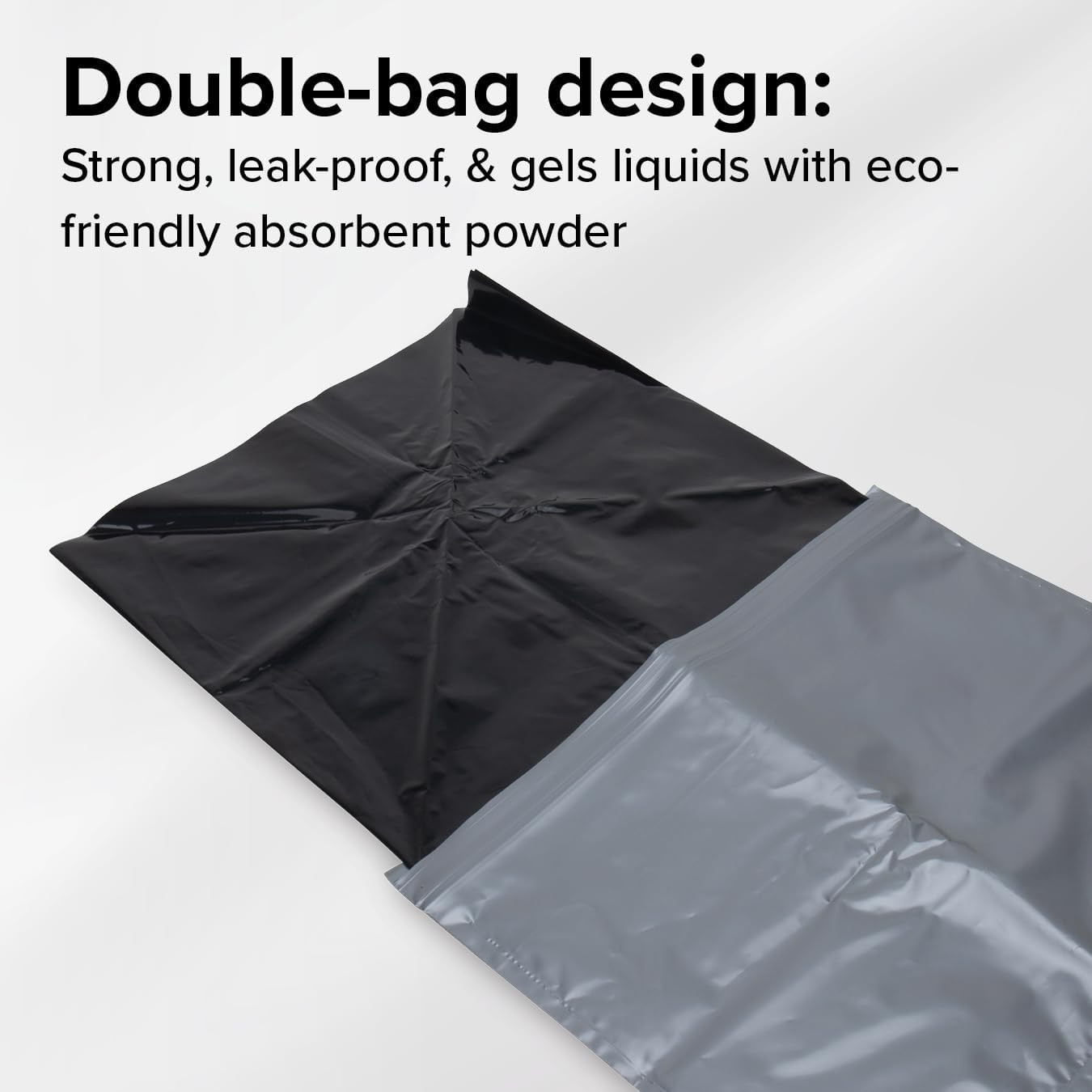 Camco Toilet Waste Bags, Leak Proof Double Bag Biodegradable Powder 10pk (41548)